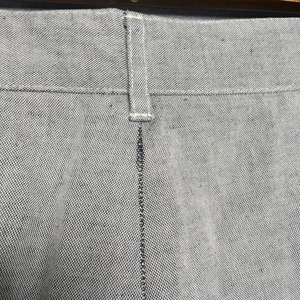 J Hilburn Mens Shorts size 36 Oxford Tailored Fit Linen Blend Heathered Gray‎